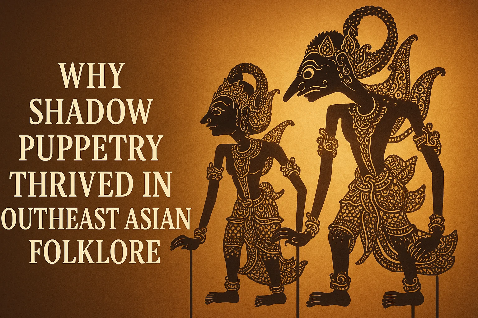 Why Shadow Puppetry Thrived in Southeast Asian Folklore