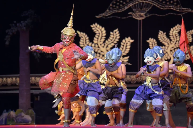 How did ancient storytellers use dance to preserve mythology?
