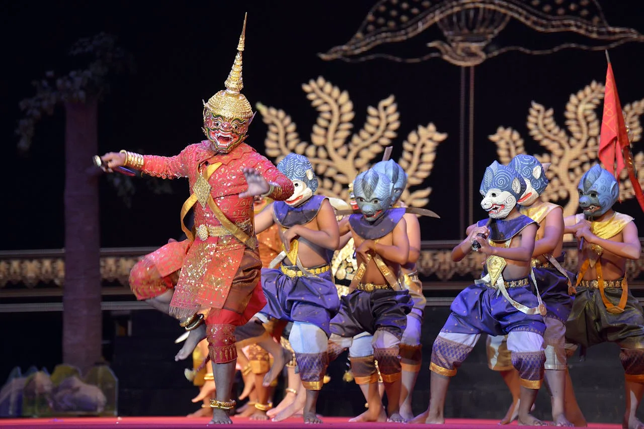 How did ancient storytellers use dance to preserve mythology?