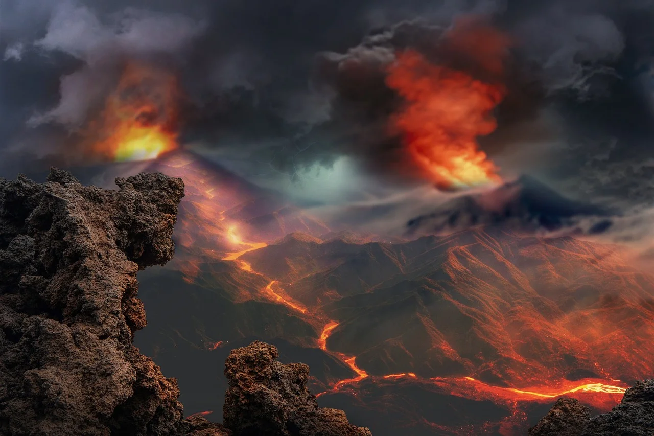 Why Were Volcanoes Often Interpreted as the Anger of Gods?